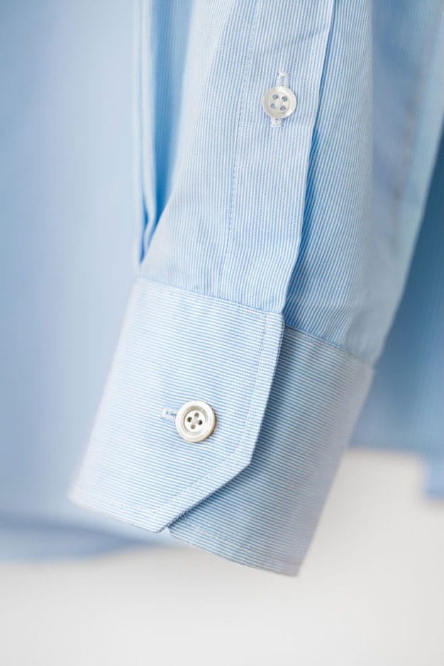 Ärmelmanschette eines maßgeschneiderten Businesshemds von Egon Brandstetter Maßschneider Berlin