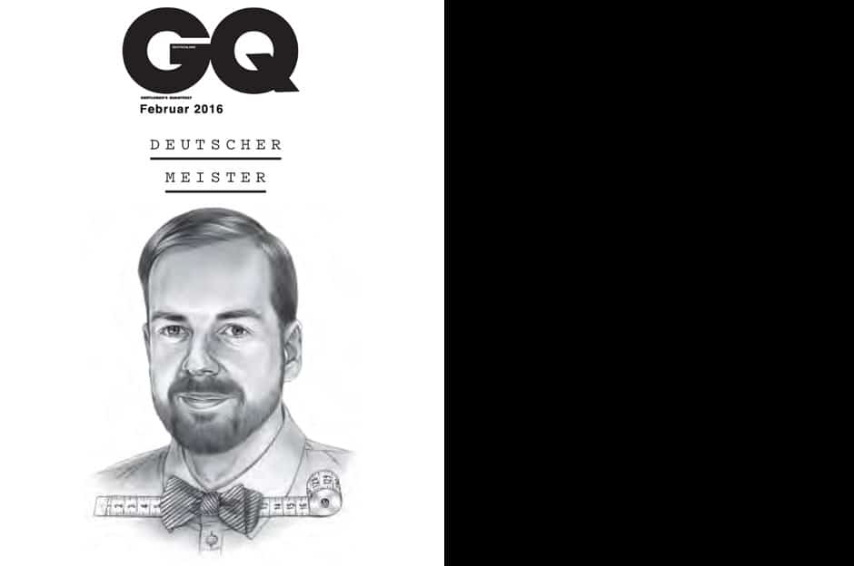Egon Brandstetter Maßschneider im GQ Magazin Deutschland, Februar 2016